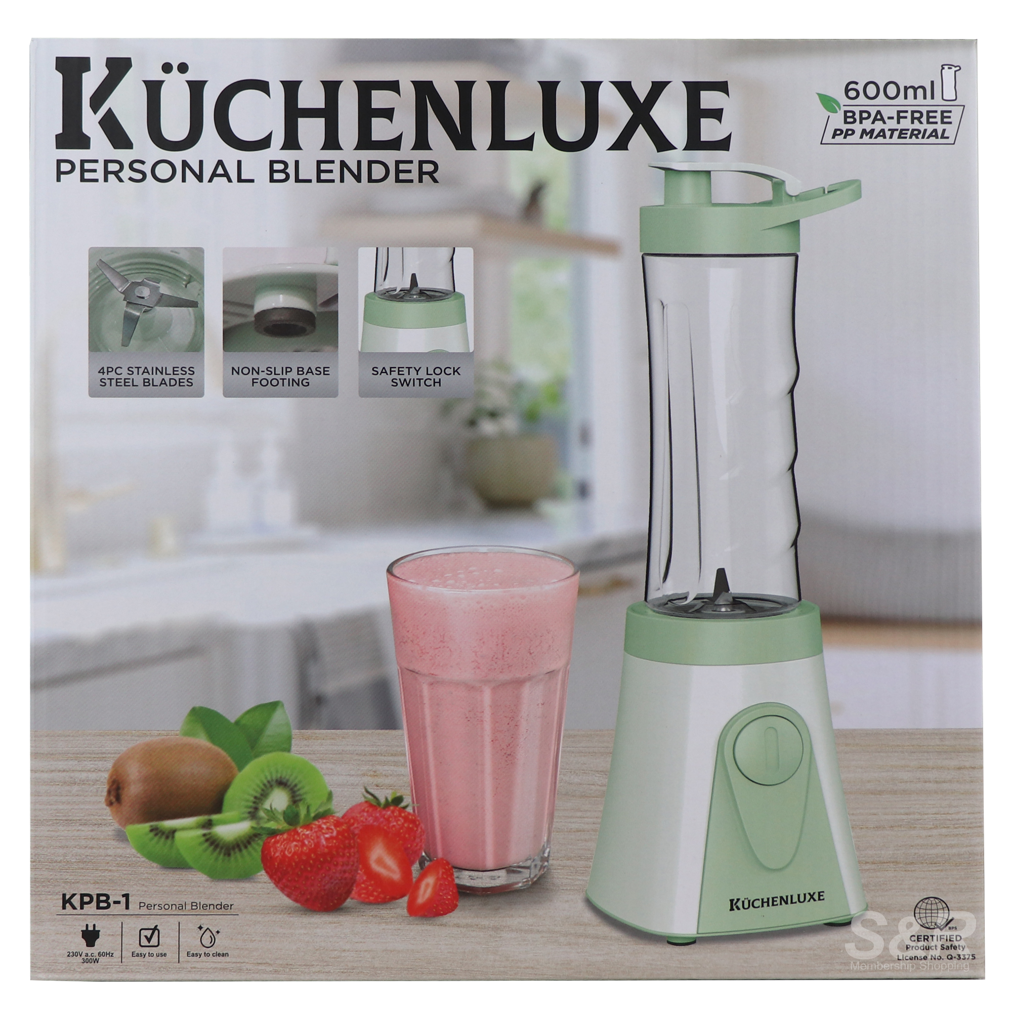 Kuchenluxe Personal Blender KPB-1
